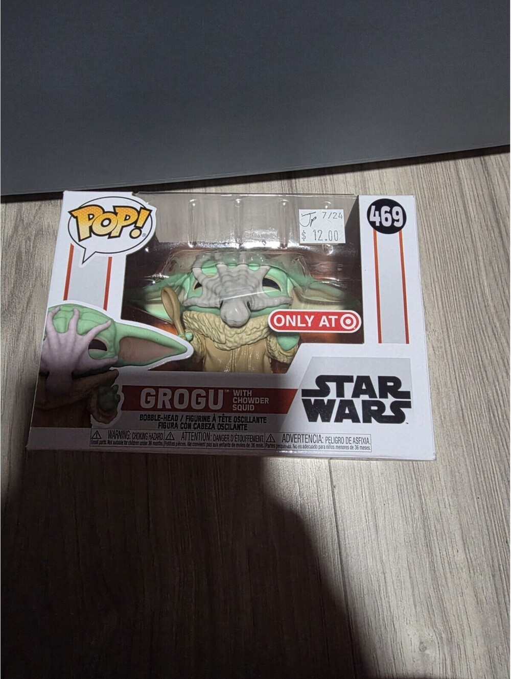 Funko POP Star Wars The Mandalorian Grogu with Chowder Squid #469
